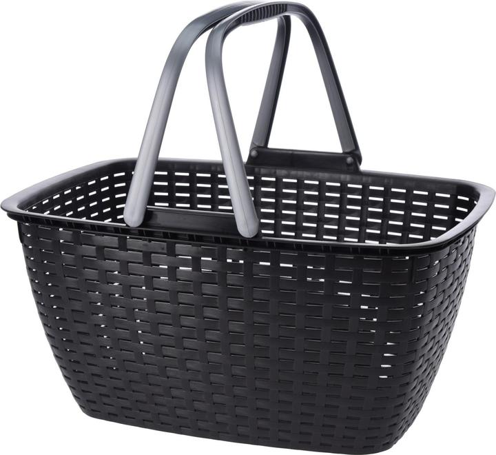 Actual product image Mojawo Portable shopping basket Laundry basket Laundry bin with handle 35 litres (35 l)