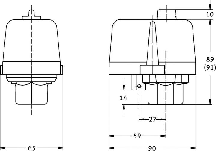 Image du produit Aircraft Pressostat CONDOR MDR 2 / 11 bar