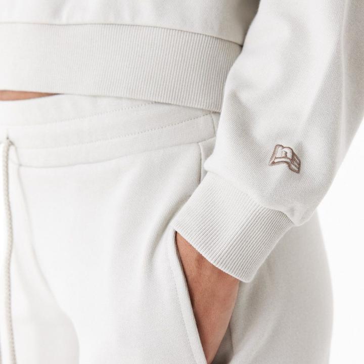 Immagine prodotto New Era Felpa con cappuccio in pile da donna beige pietra (S)