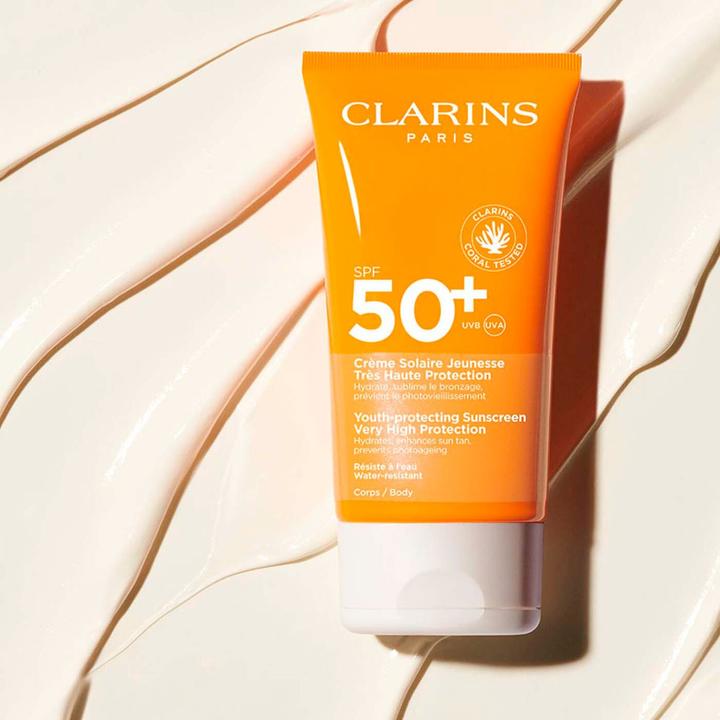 Actual product image Clarins Solaires Crème pour le Corps (Suntan cream, SPF 50, 150 ml)