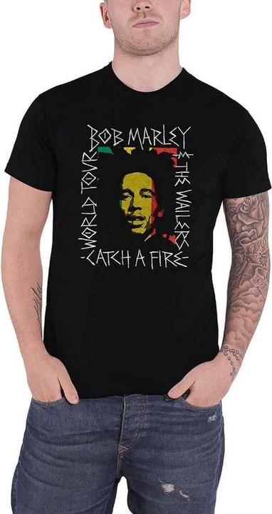 Produktbild Bob Marley Rasta Scratch TShirt (S)