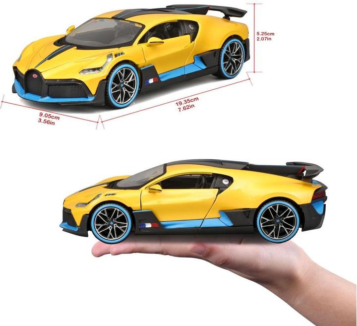 Produktbild Maisto Bugatti Divo 1/24 gelb