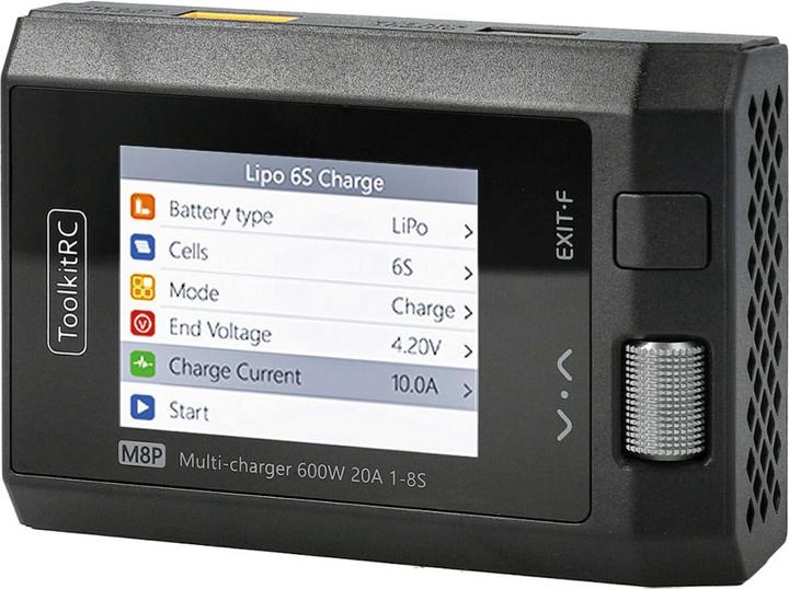 Actual product image Toolkitrc Charger M8P 1-8S, DC 600W