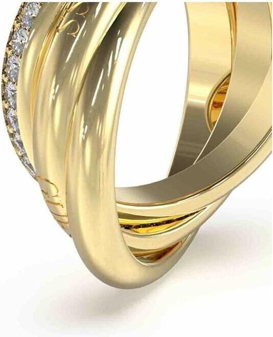 Immagine prodotto Guess Anello moda placcato oro con zirconi Perfetto JUBR04067JWYG - Circuito: 54 mm (54)