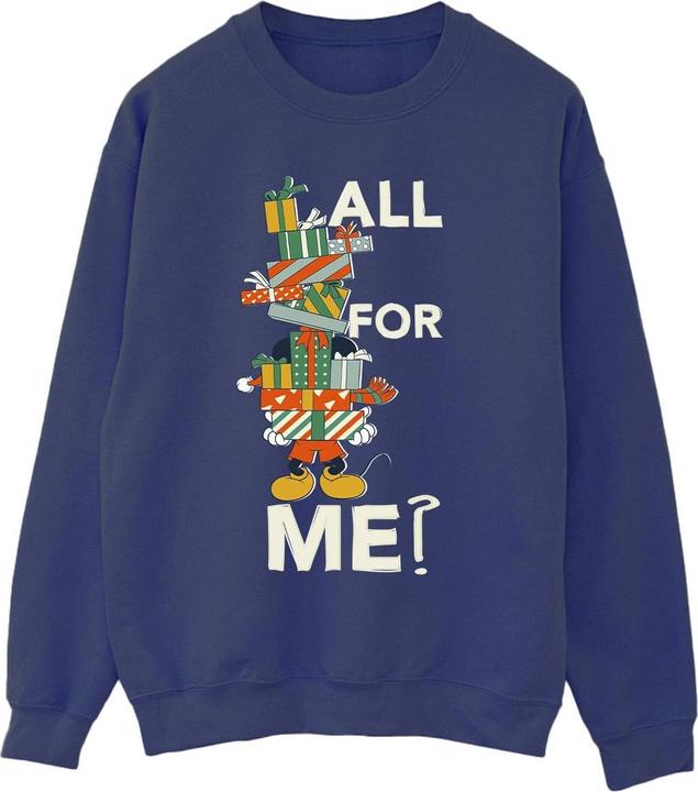 Disney Mickey Mouse Presents All For Me Sweatshirt (S)