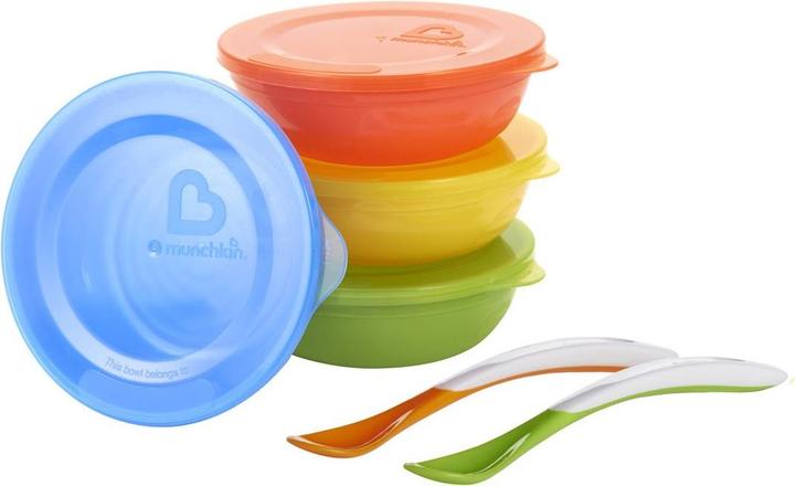 Actual product image Munchkin Bowl/spoon set (10 pcs)