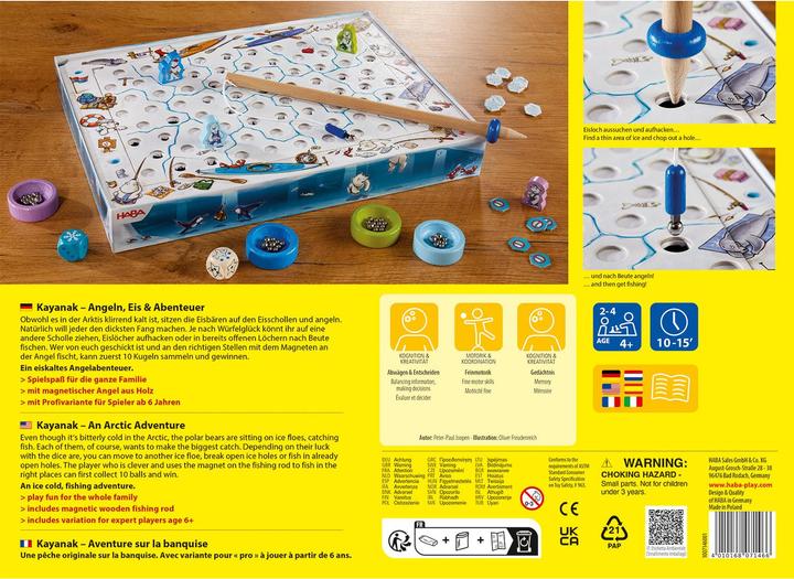 Produktbild Haba Kayanak - Angeln, Eis & Abenteuer (Deutsch, Französisch, Italienisch)