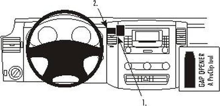 Actual product image Brodit ProClip