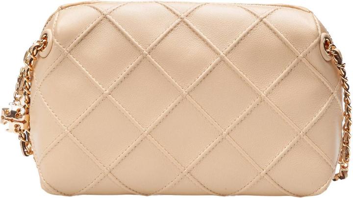 Immagine prodotto Tory Burch borsa crossbody fleming small in pelle trapuntata colore vaniglia