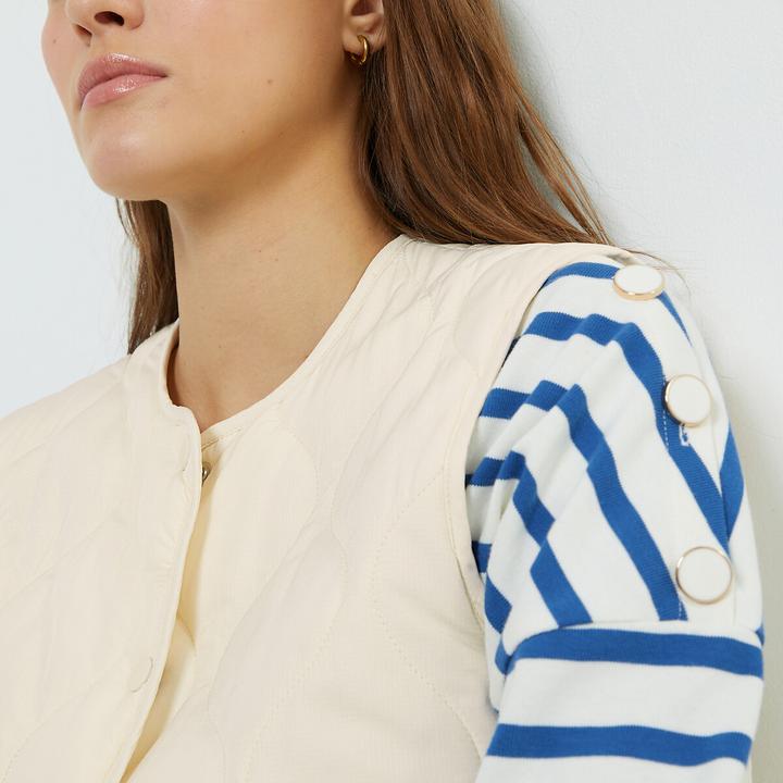 Produktbild La Redoute Collections Steppgilet mit Druckknöpfen (44)