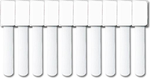 Label-the-cable kleine Klettbinder mit Etikette (Klettkabelbinder, 90 mm, 10 Stk.)