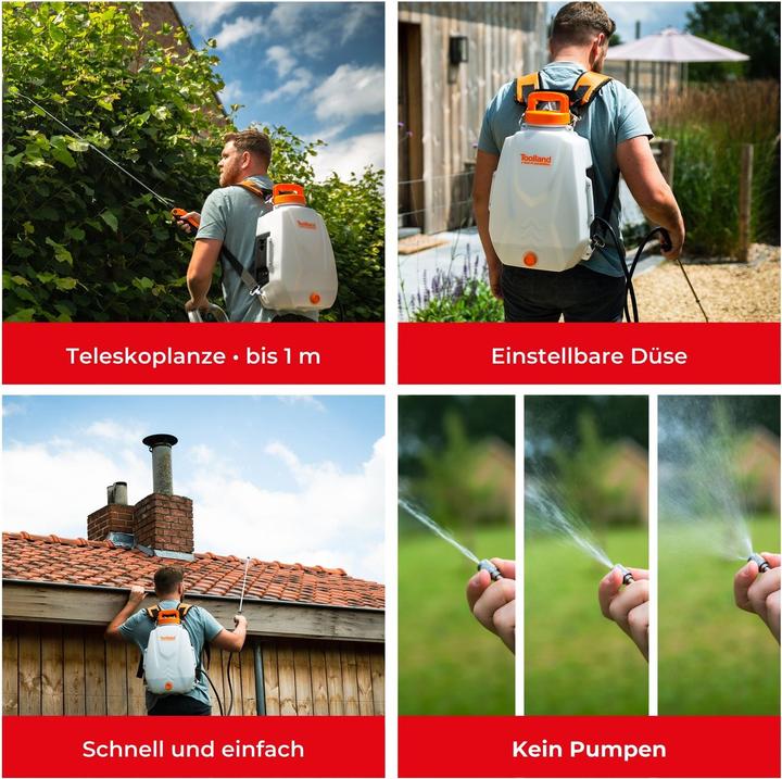 Actual product image Garden Lights Battery Powered Backpack Pressure Sprayer - 12 L (12 l)