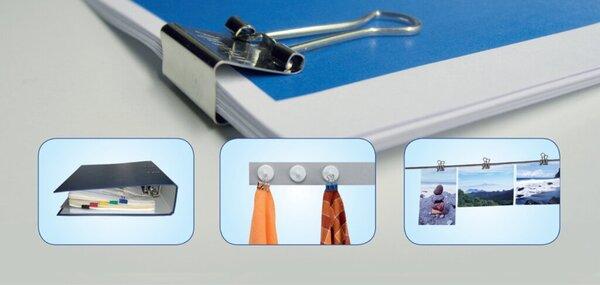 Produktbild Maul Papierklemme Mauly 19 mm, 12 Stück, Mehrfarbig (12 x)