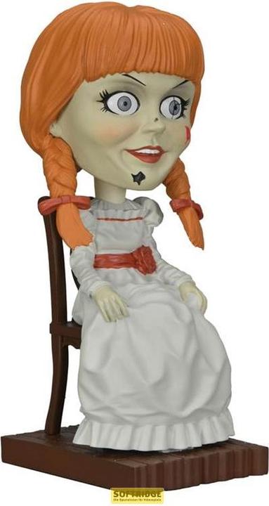 Actual product image Neca The Conjuring Head Knocker Annabelle 20 cm