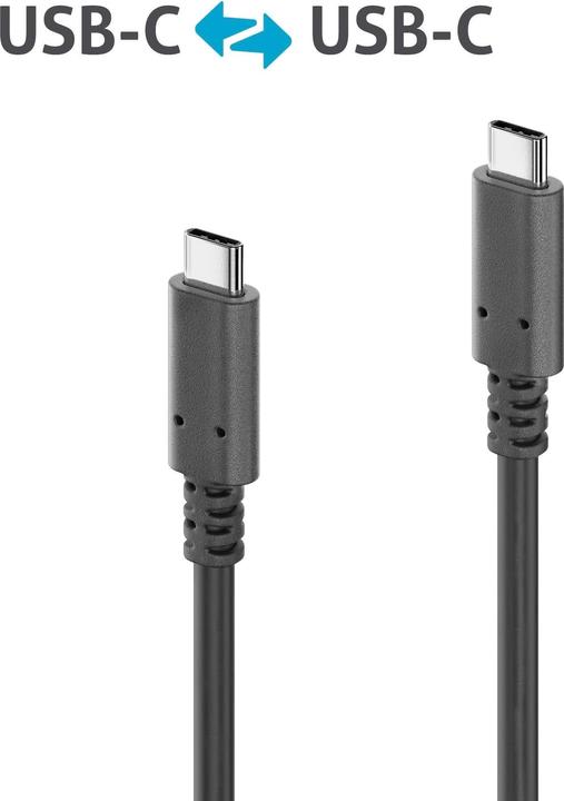 Produktbild Purelink USB 3.1-Kabel mit E-Marker, 100W USB C - USB C 1.5 m (1.50 m, USB 3.2 Gen 1, 100 W)