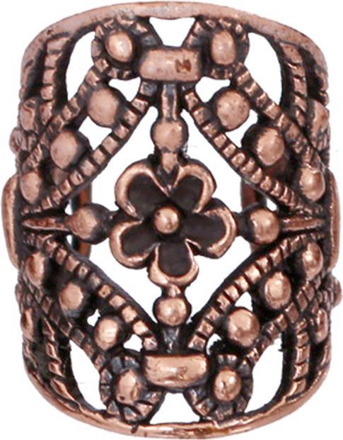 Immagine prodotto Star Piercing Ear Cuff rosegold Schild Blume im Vorhang (Rame, senza ottone)