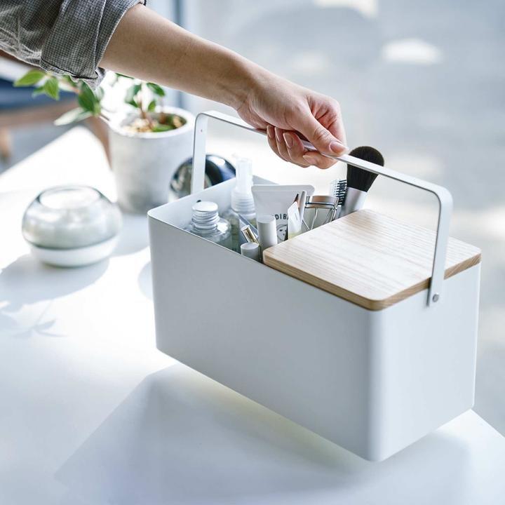 Actual product image Yamazaki Make-up box TOWER