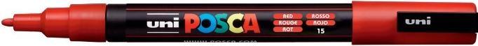 Actual product image Posca Marker PC-3M round tip (Red, 1.30 mm, 1 x)