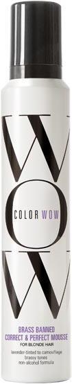 Color Wow Brass Banned Correct & Perfect Mousse Blonde (200 ml, Foaming agent)