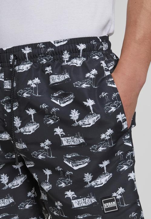 Produktbild Urban Classics Pattern Swim Shorts - 4984 (S)