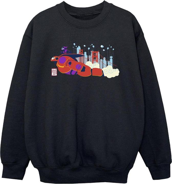Disney Big Hero 6 Baymax Hiro Bridge Sweatshirt Jungen