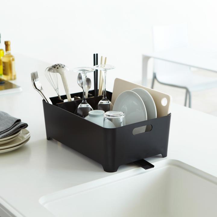 Actual product image Yamazaki Dish drainer