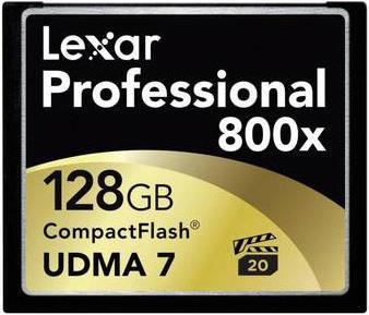 Actual product image Lexar Compact Flash, Professional UDMA7 800x (128 GB, CF)