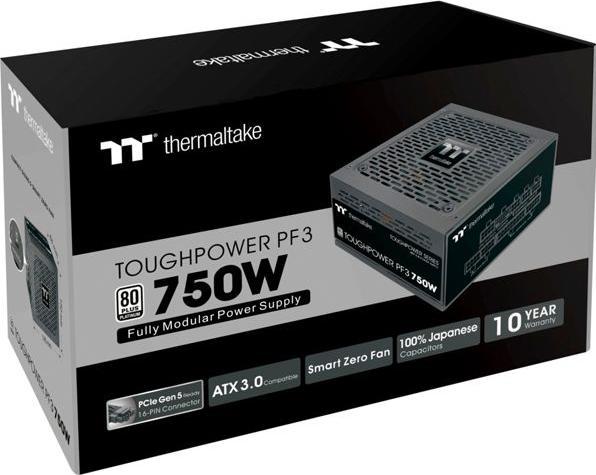 Actual product image Thermaltake ToughPower PF3 750W Gen 5 Power Supply ATX 3.0 80+ Platinum PCle 5.0 (750 W)