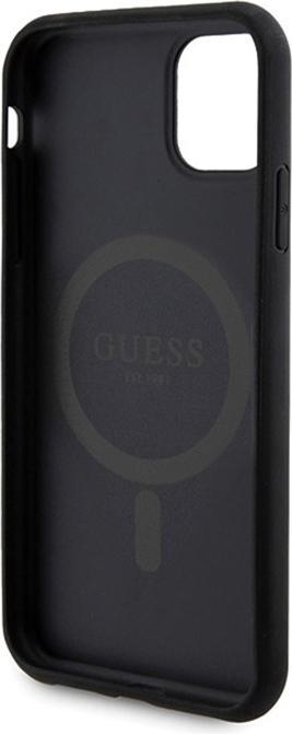 Actual product image Guess Zestaw GUBPM5N614GEMGK iPhone 11 6.1" hardcase + Powerbank 5000mAh MagSafe czarny/black 4G Met (Apple iPhone 11)