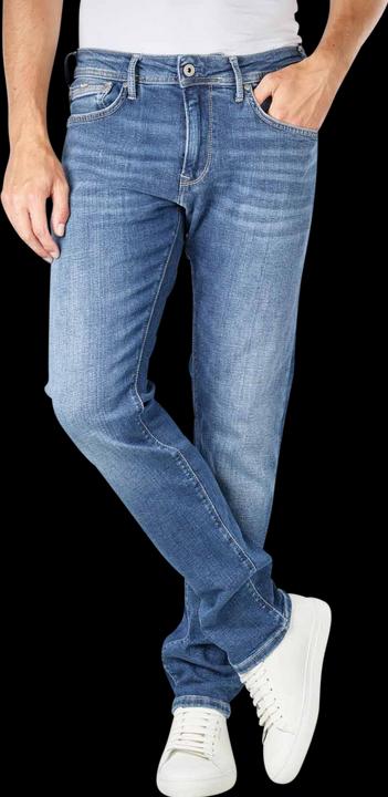 Actual product image Pepe Jeans Stanley Tapered Fit Med Blue (W40/L32)