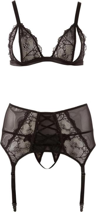 Actual product image Cottelli Collection Suspender Set Cups (3XL)