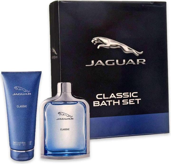 Jaguar Blue for Men 3.4oz EDT Spray 6.7oz Bath and Shower Gel