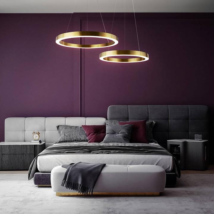 Image du produit Maytoni Saturno LED Suspension, lampe à suspendre 45W laiton blanc neutre (3100 lm)