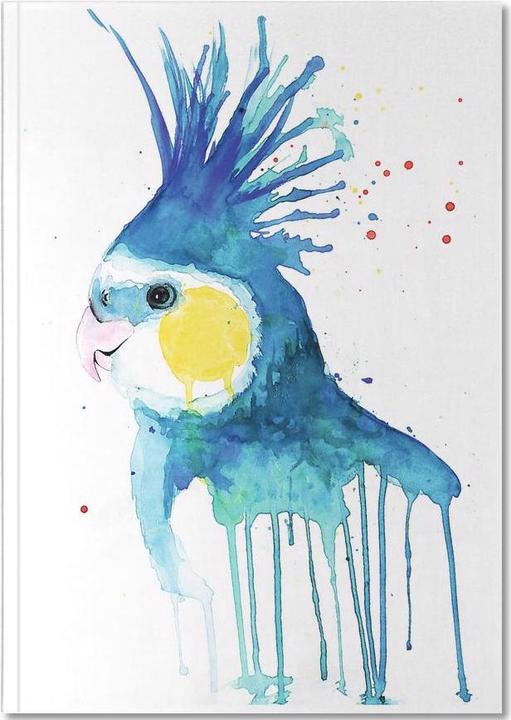 Actual product image Juniqe Cockatiel - Parrots (A5, Lined, Hardcover)
