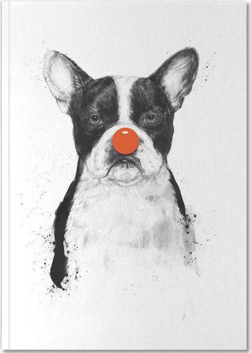Actual product image Juniqe I'm not your clown - Dogs (A5, Plain, Hardcover)