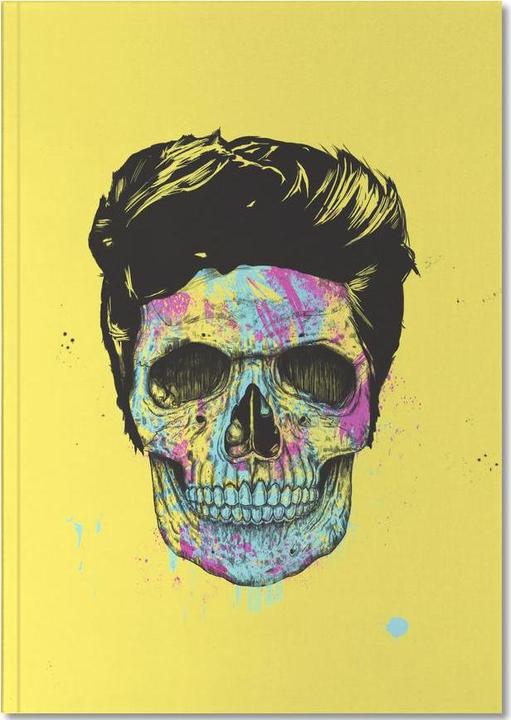 Produktbild Juniqe Color your death - Totenköpfe (A5, Gepunktet)