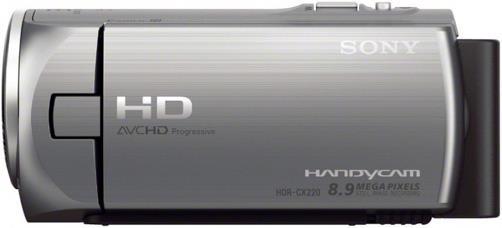 Produktbild Sony HDR-CX220E, FullHD, 25x Zoom, Silber (8.90 Mpx, 50p, 27 x)