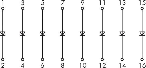 Image du produit Wago Porte à diodes