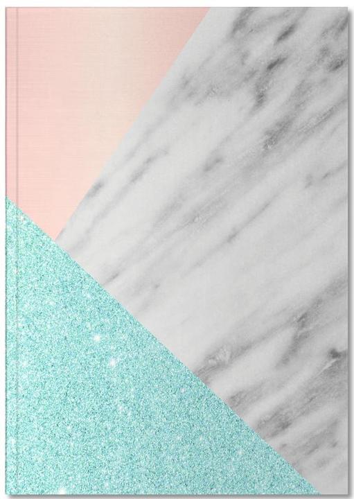 Actual product image Juniqe Spring Marble Collage - Abstract & Geometric (A5, Plain)
