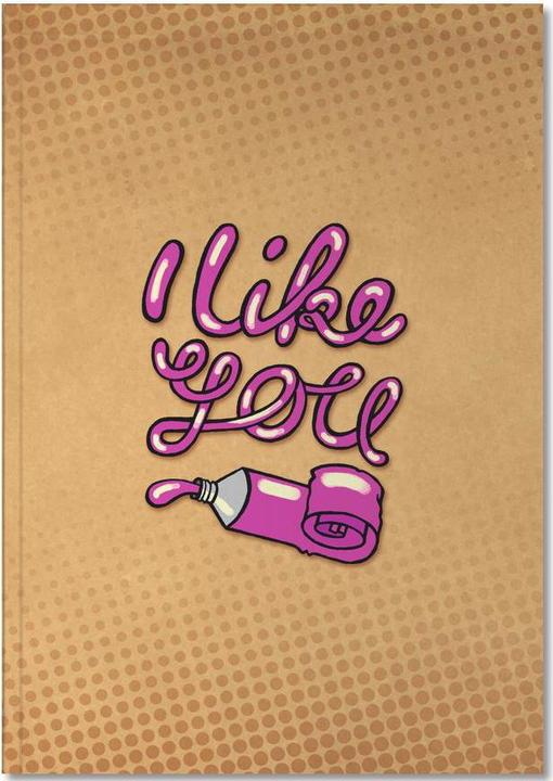 Actual product image Juniqe I like you - Romance & Love (A5, Lined, Hardcover)