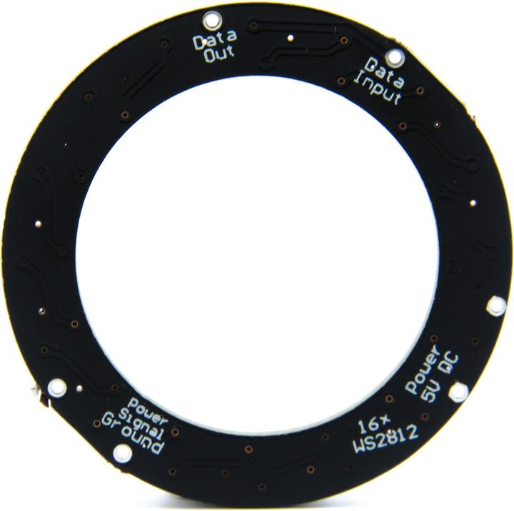 Actual product image Purecrea Neopixel Ring 16x WS2812B RGB LED