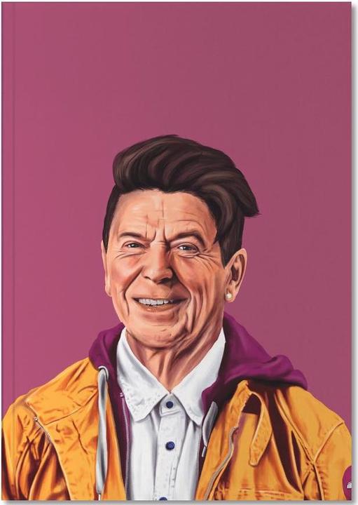 Image du produit Juniqe Reagan - Personnages politiques (A5, Blanc, Couverture rigide)