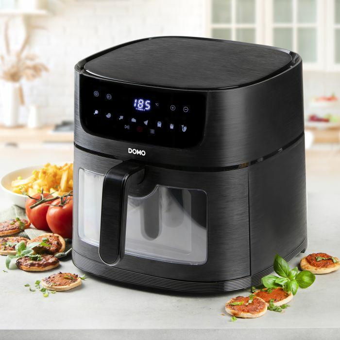 Actual product image Domo Deli-freyer hot air fryer 1800W with display, non-stick coating, overheating protection, T