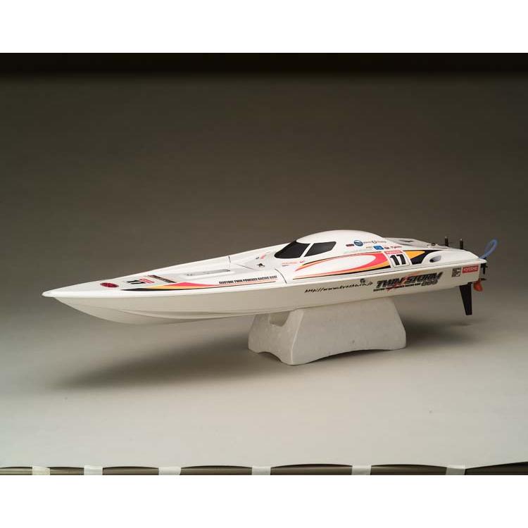 京商　TWIN STORM 800 GP version Vintage Kyosho Twin Storm 800 RC Boat 37
