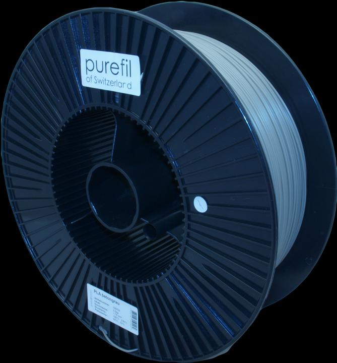 Actual product image Purefil Filament (PLA, 1.75 mm, 2500 g, Grey)