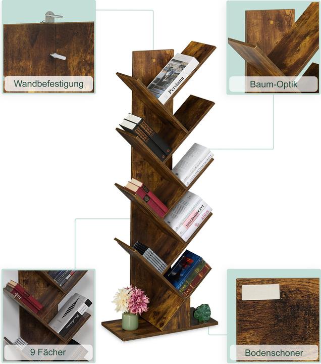 Produktbild Relaxdays Bücherregal