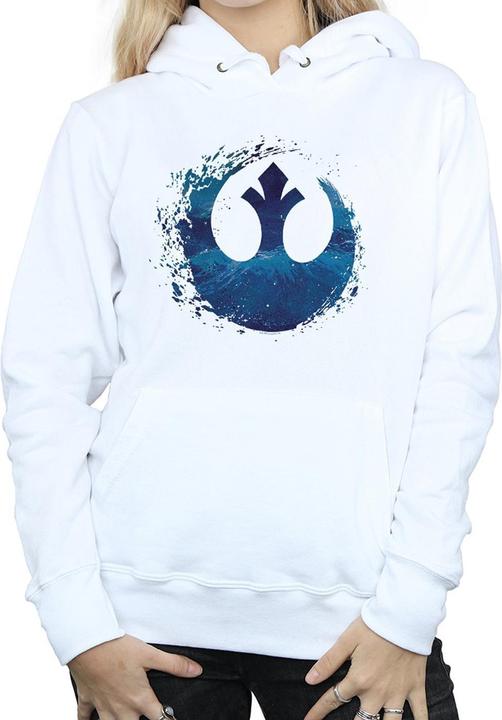 Immagine prodotto Star Wars The Rise Of Skywalker Resistance Symbol Wave Felpa con Cappuccio Donna (XL)