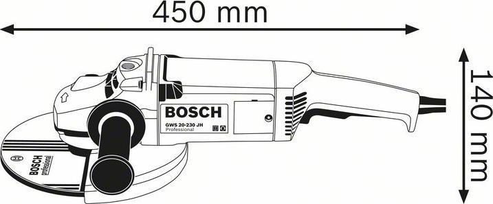 Produktbild Bosch Professional GWS 20-230 JH Professional (230 mm)