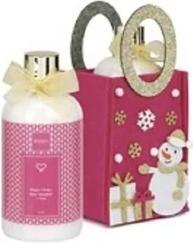 Actual product image Emanuela Biffoli Bath Cream in Pink Purse with Snowman