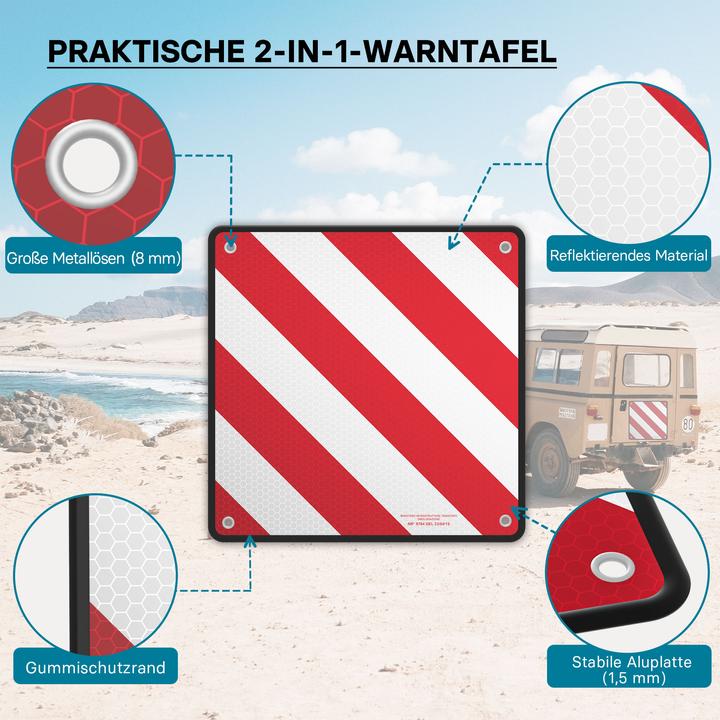 Actual product image Wiltec Warning sign